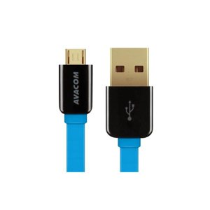 AVACOM kabel USB-Micro 120cm, modrý