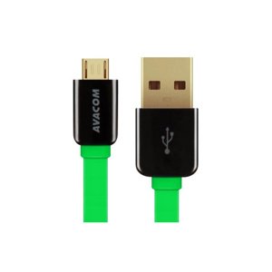 AVACOM kabel USB-Micro 40cm, zelený