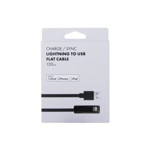 AVACOM MFI-120K kabel USB - Lightning, MFi certifikace, 120cm, černý