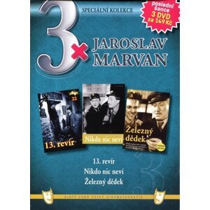 3xJaroslav Marvan (13. revír / Nikdo nic neví / Železný dědek) - 3DVD