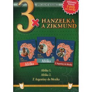 3xHanzelka a Zikmund - 3DVD (papírový obal)