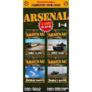 Arsenal KOMPLET 1+2+3+4 (DVD) (papírový obal)