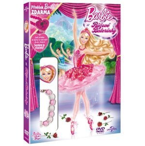 Barbie a Růžové balerínky (DVD) s přívěškem