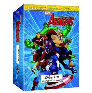 The Avengers: Nejmocnější hrdinové světa kolekce 1.-4. - 4xDVD
