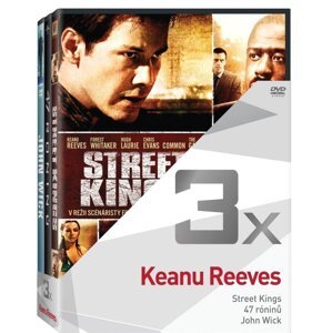 3x Keanu Reeves (Street Kings, 47 róninů, John Wick) - kolekce (3 DVD)