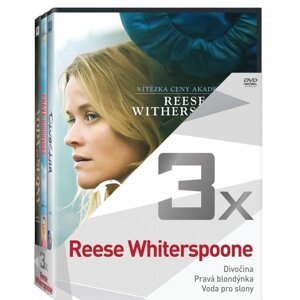 3x Reese Whiterspone - kolekce (Divočina, Pravá blondýnka, Voda pro slony) (3 DVD)