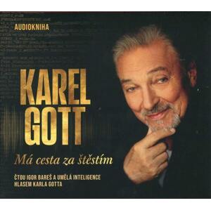Karel Gott - Má cesta za štěstím (4 MP3-CD) - audiokniha