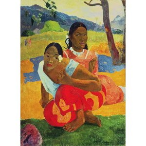 Gauguin, Paul - Obrazová reprodukce Nafea Faaipoipo (When are you Getting Married?), 1892, (30 x 40 cm)