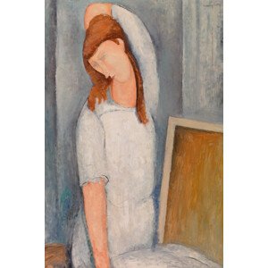Obrazová reprodukce Jeanne Hébuterne, Posed Portrait - Amedeo Modigliani, (26.7 x 40 cm)