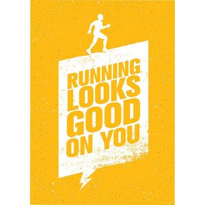Ilustrace Running Looks Good On You, subtropica, (26.7 x 40 cm)