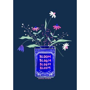 Ilustrace Tin Can Flower Illustration, Baroo Bloom, (30 x 40 cm)