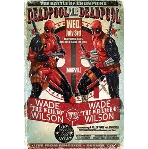 Plakát, Obraz - Deadpool - Wade vs Wade, (61 x 91.5 cm)