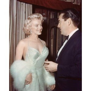 Umělecká fotografie MARILYN MONROE, 1953 California USA Hollywood Party, 1953, (30 x 40 cm)