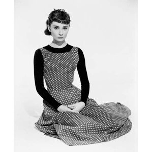 Umělecká fotografie Audrey Hepburn, (35 x 40 cm)
