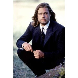 Umělecká fotografie Brad Pitt, (26.7 x 40 cm)