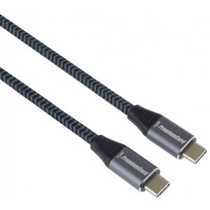 ROLINE Kabel USB-C M/M, 100W 20V/5A 480Mbps bavlněný oplet, 0,5m