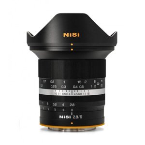 NISI 9 mm f/2,8 pro Canon RF (APS-C)