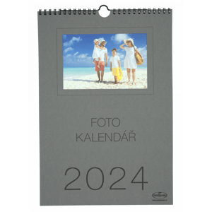 Kalendář na vlastní foto NÁSTĚNNÝ S PASPARTOU 2024