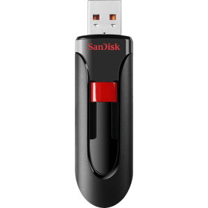 SANDISK USB 2.0 64 GB Cruzer Glide
