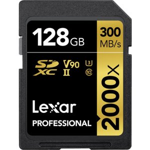 LEXAR SDXC 128GB UHS-II 2000x Professional