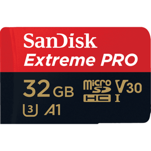SANDISK microSDXC 32GB EXTREME PRO 100 MB/s A1 Class 10 U3