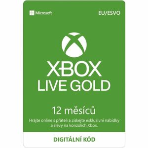 Microsoft Xbox Live Gold na 12 měsíců