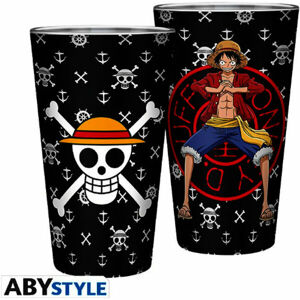 Sklenice One Piece - Luffy 400 ml