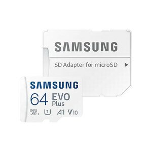 Samsung micro SDXC 64GB Evo Plus + SD adaptér