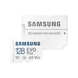 Samsung micro SDXC 128GB Evo Plus + SD adaptér