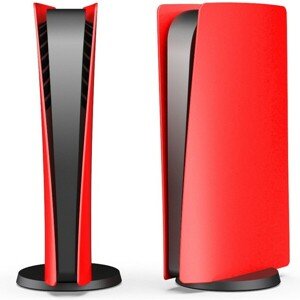 iPega 0583E dekorativní kryt pro PS5 (Digital Version) červený