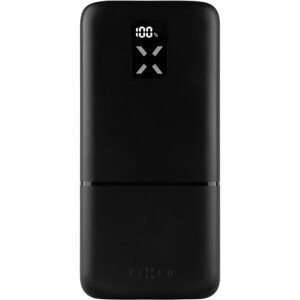 FIXED Zen 30 powerbanka s LCD a PD (Power Delivery), 20W, 30 000 mAh, černá